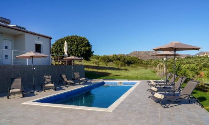 Tersanas Apartment | Deatached apartment with shared pool in Tersanas Chania 2 minutes from the beach