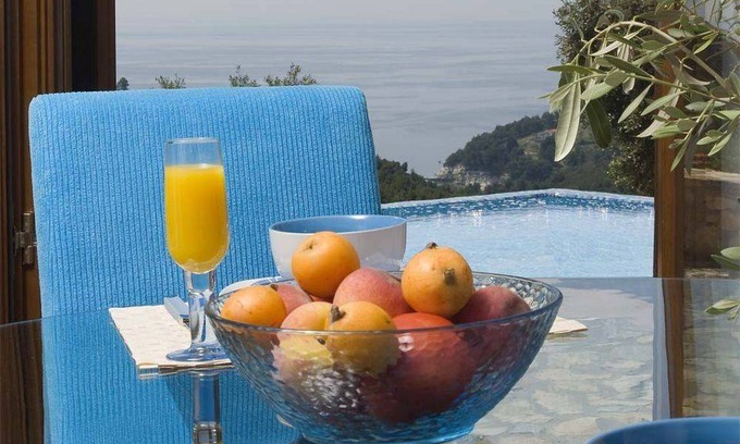 Votsi Villa | Deluxe Alonissos Island Villa Villa Ouranos Private Pool Sea View 2 BDR Raches