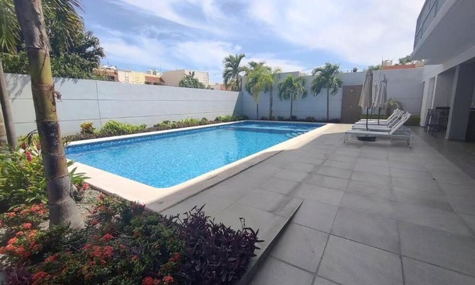 Villa Marina Apartment | Departamento con alberca a unos pasos de la playa