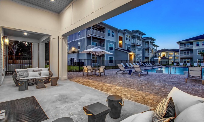 Orange Park Apartment | Discover Simple Luxury Living in Jacksonville: 2BR, 2BA Pool View Retreat