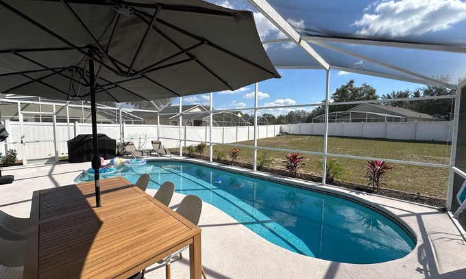 Clear Creek House | Disney/Universal - 5 bed-3 baths Villa 12ppl - Private pool. Backyard.