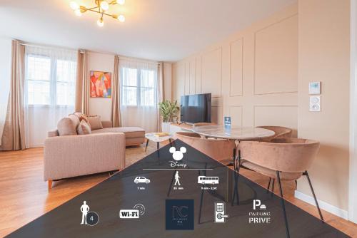 Serris Apartment | *Disneyland-Paris* 4 pers, Wifi, Parking