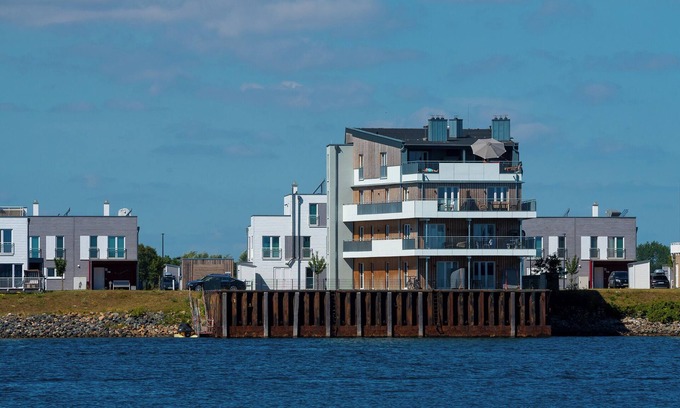 Olpenitz Apartment | Dog-friendly Baltic Sea vacation apartment with a wonderful view of the harbor basin