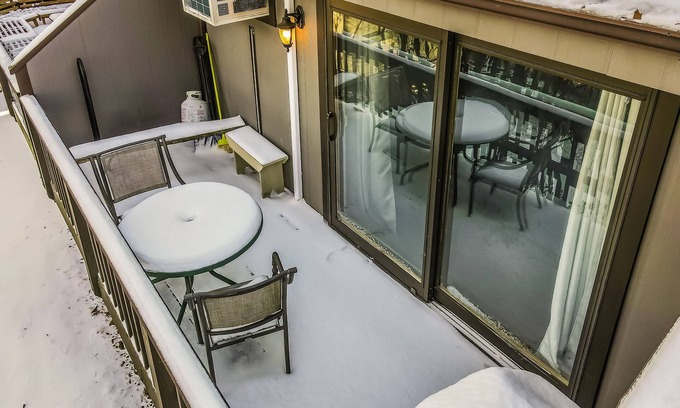 Village at Camelback House | Dog-friendly condo near the slopes w/wood fireplace, deck, shared pool, hot tub