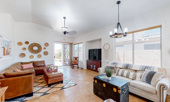 Tatum Ranch House | Dog-friendly home with enclosed yard, pool, WiFi, W/D & AC - quiet location