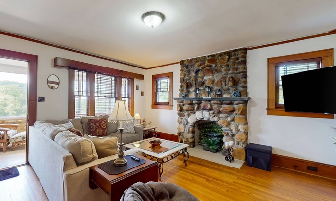 Candler House | Dog-friendly home with gorgeous mountain views - near Asheville, lake, & skiing