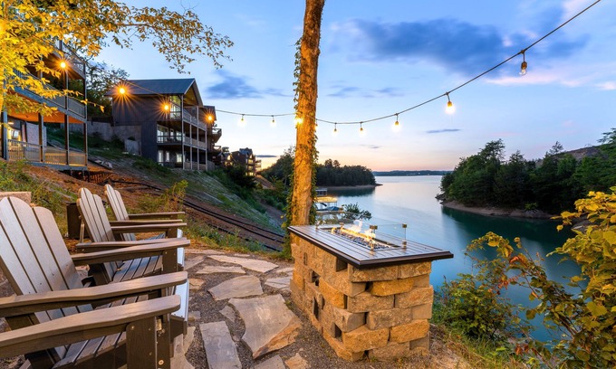 Sevierville Cabin | Dog-friendly Lakefront home w/private pool, game room, & free attraction tickets