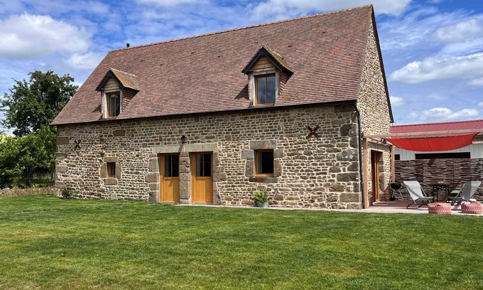 Athis-Val de Rouvre Cottage | Domaine de la Blanchère - Maison de Campagne Avec Piscine/Spa, Suisse Normande