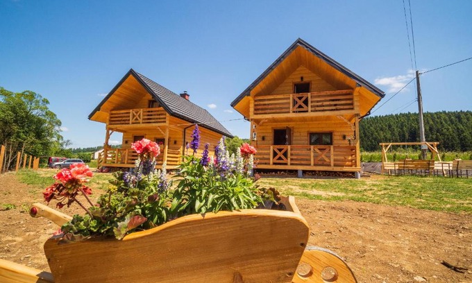 Komancza House | Domki nad rzeką w Komańczy