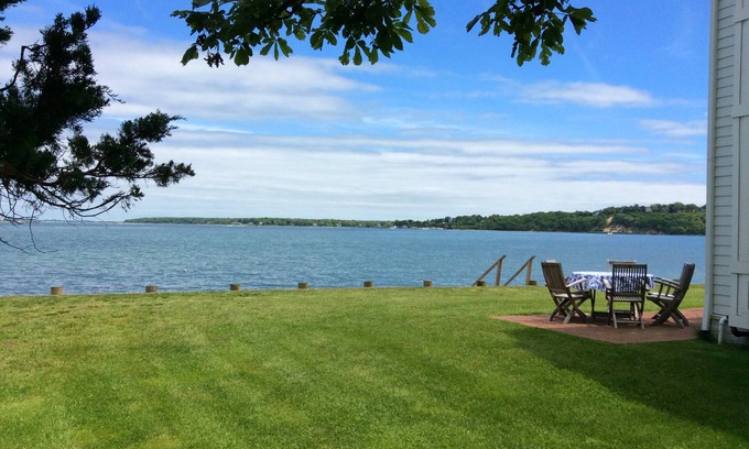 Greenport West House | Dream Beach House on the North Fork: Waterfront, Private Beach + Stunning Views