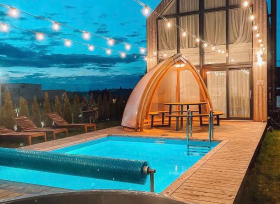 Palanga Villa | DREAM HOUSE PALANGA WITH PRIVATE SWIMMING POOL, Hot Tub and Sauna