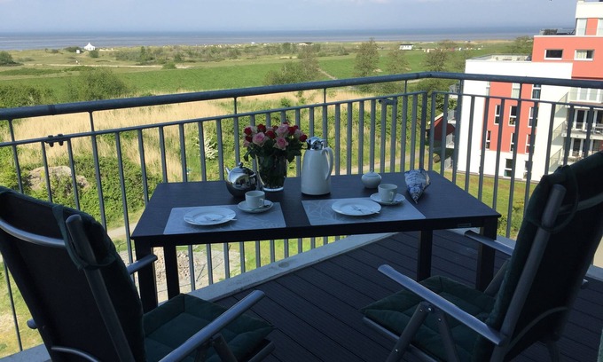 Schillig Apartment | Dream vacation apartment with a breathtaking sea view and private sauna