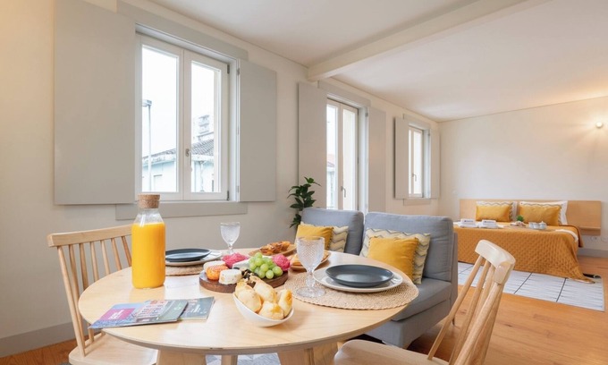 Guimaraes Apartment | Dual Sunny Studios in Old Guimarães by HostWise