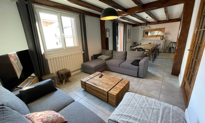 Valloire Apartment | Duplex 5 rooms, 12 people, South facing, WIFI, parking, sauna