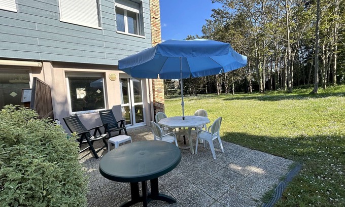 Saint-Pair-sur-Mer Apartment | Duplex with Terrace near Beach and Shops in Saint-Pair-sur-Mer