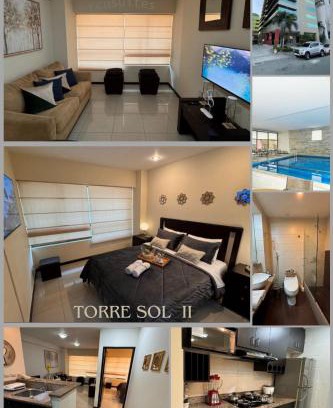 Puerto Santa Ana Apartment | Ecusuites Torre sol mall del sol
