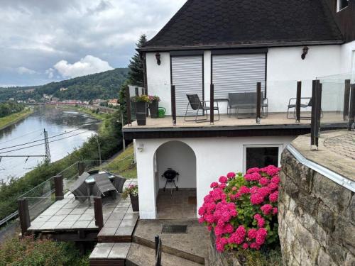 Konigstein an der Elbe House | Elbblick große Loftwohnung