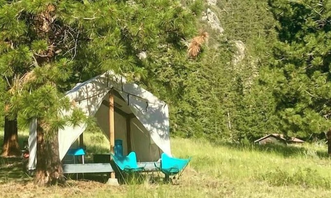 Shoup RV Rental | Elderberry tent & Lewis tent