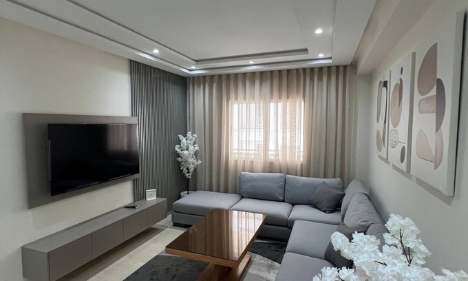 Tangier Apartment | Elegant and comfortable apartment in Tangier, Luxury 3BR, A/C, Bright Stay