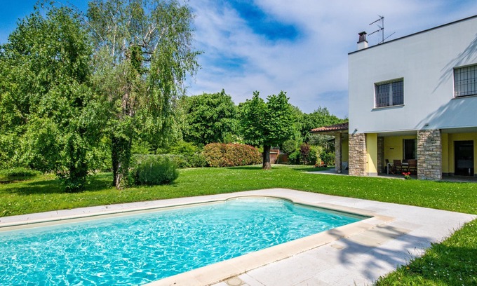Pieve Vecchia Villa | Elegant and modern villa at 50 m from the lake with garden, swimming pool