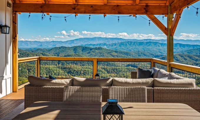 Sevierville Cabin | Elegant/Indoor Pool/Dog Friendly/Unbeatable View