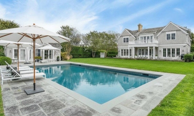 Southampton House | Elegant Southampton Retreat with Pool, Pool House, and Resort-Style Outdoor.