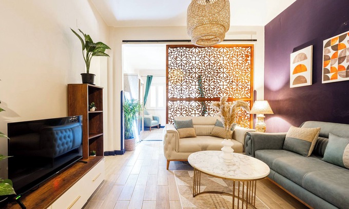 Gezira Apartment | 🌿 Elegant studio in the artists' quarter | air conditioning | Zamalek 🌿