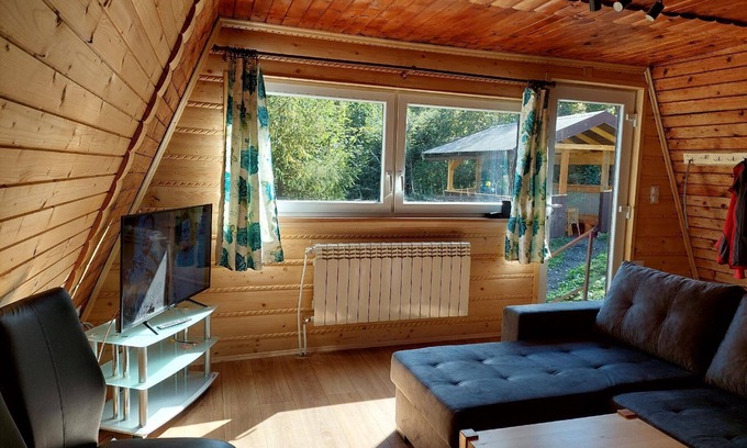 Namestovo House | Enjoy a nature hut with terrace and fireplace at a reasonable price