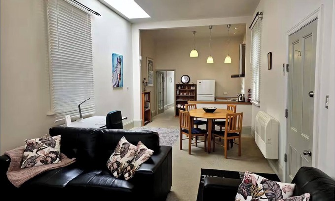 Nelson Apartment | Enjoy stylish living, tranquil, stroll to river or town