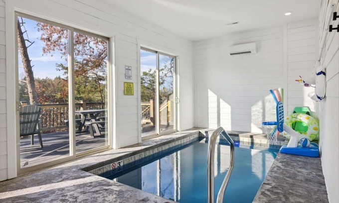 Sevierville Cabin | Enjoy the "Calm On The Water" in a Relaxing Luxurious Pool Cabin on the Lake!