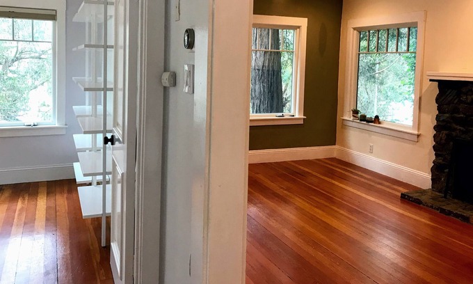 Sunnyside House | Entire home in peaceful wooded setting with two bedrooms and two full bathrooms