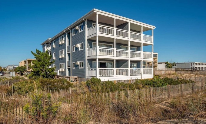 Midtown Ocean City House | EPIC RENOVATED PENTHOUSE Direct Oceanfront Huge Balcony View