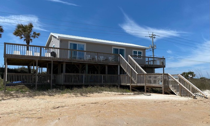South Ponte Vedra Beach House | Escape to the Beach! Home is directly on beach! Come play in the sand and surf!