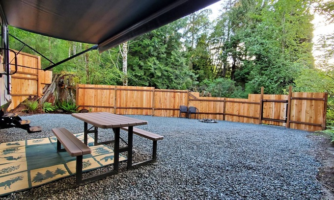 Bellingham House | Escape to this private camp in the woods of Galbraith Mountain