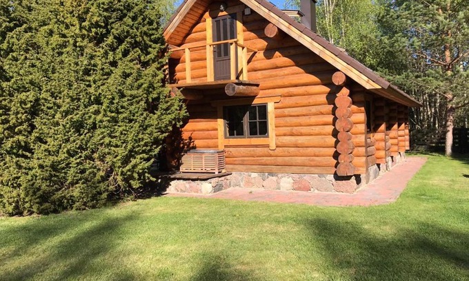 Hara Ski Chalet | Excellent log house with a sauna in Lahemaa!