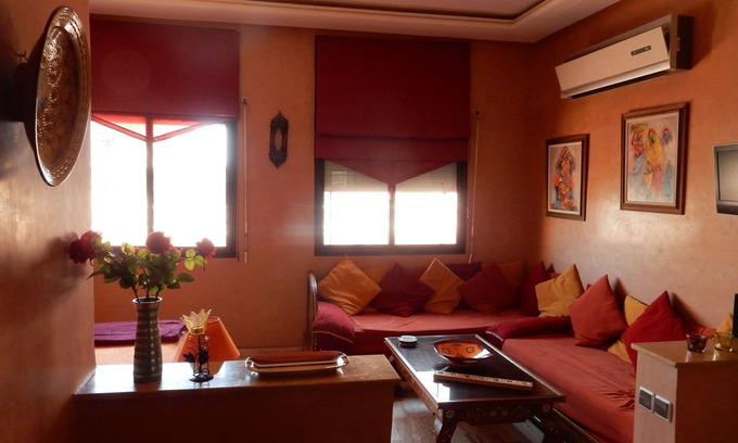 El Hara Apartment | Exceptional location in Guéliz, superb terrace, luxury apartment luxury