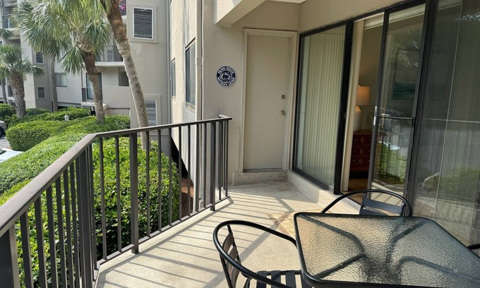 North Forest Beach Condo | Exceptional location! Across the street from the beach! Walk to Everything!