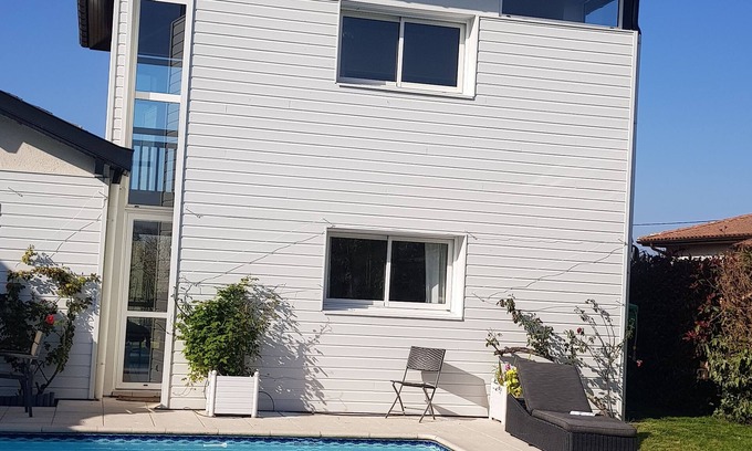 Saubrigues House | Exclusive rental 3 bedrooms garden private heated pool HOSSEGOR CAPBRETON