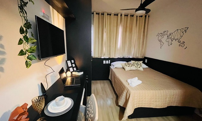 Amaralina Apartment | Executive Studio with Pool and Gym, in Salvador