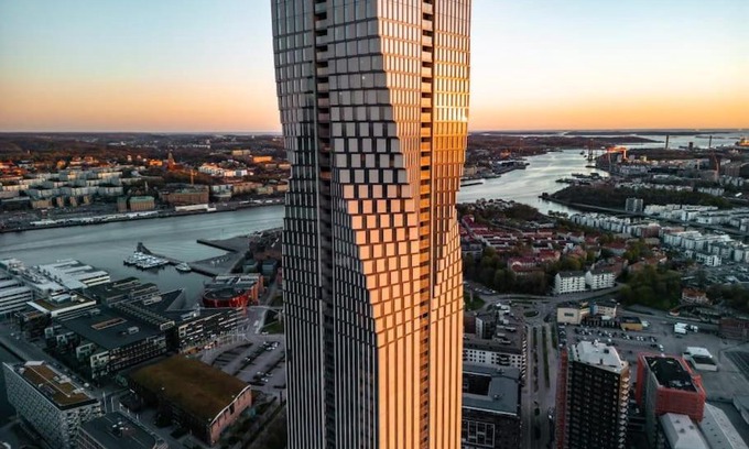 Lindholmen Apartment | Exklusiva skyskrapan Karlatornet