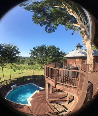 Bullet Tree Falls Villa | Exotic High End Unique Off-The-Grid Treehouse steps away from the Mopan River