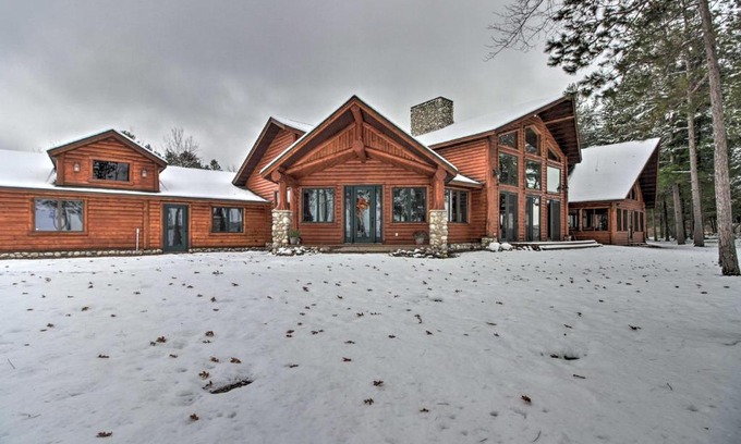 Emily House | Expansive Ruth Lake Home with Dock, Fire Pit and Beach