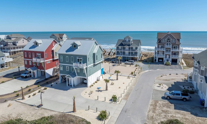 McCutcheon Field House | Experience oceanfront luxury at 'The Wonder of You', a spacious home in North Topsail Beach