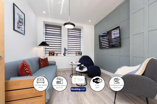 Nelson House | Explore Welsh Wonders, 3 Bedroom House By The One Retreats Short Lets & Serviced Accommodation Treharris