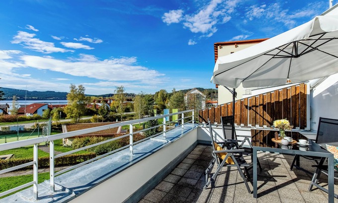 Lipno nad Vltavou Apartment | Family Apartment with Private Sauna and Terrace