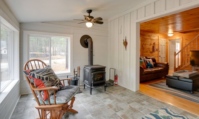 Center Ossipee Cabin | Family-Friendly Center Ossipee Cabin w/ Fire Pit!