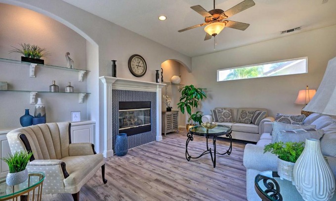 Modesto House | Family-Friendly Modesto Home with Grill and Yard