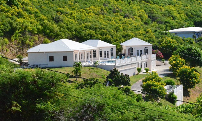 Estate Turner Hole Villa | Family Friendly Private Villa,Caribbean Sea & Mountain Views With Pool