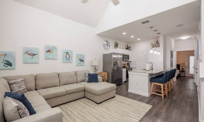 Corpus Christi House | Family-Friendly Beach Townhome w/Pool, Pirate Playground & Pet-Friendly Perks