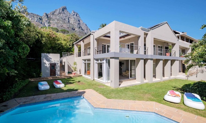 Camps Bay Villa | Family Home w Views Pool and Garden 100 Geneva